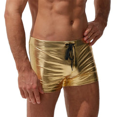 AquaStride Men's Beach Boxer Swim Trunks