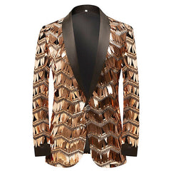 Golden Glimmer Ripple Jacket