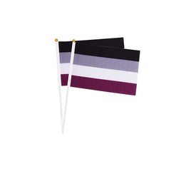 25 Handheld Asexual Pride Flags