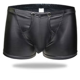 Men's Leather Detachable Boxers