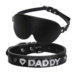 Daddy Blindfold And Choker