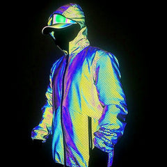 Rave Radiance Reflective Hooded Jacket