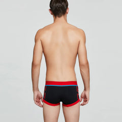 SEOBEAN Athletic Print Cotton Boxer Briefs