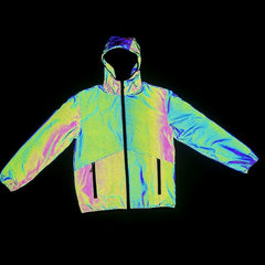 Rave Radiance Reflective Hooded Jacket