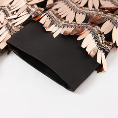 Golden Glimmer Ripple Jacket