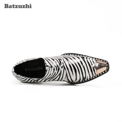 Zebra Funk Dress Shoes