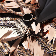 Golden Glimmer Ripple Jacket