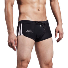 Summer Men's Nylon Boxer Swim Trunks