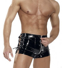 Nocturnal Niche Vinyl Lace Up Boxers