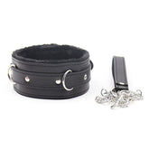 Kinky Fur Lined Bondage Collar
