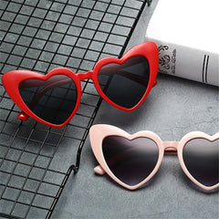 Retro Love Heart Shaped Sunglasses