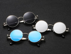 Vintage Round Steampunk Sunglasses