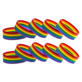 LGBT Pride Rubber Wristband (Set Of 3)