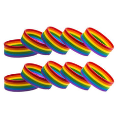 LGBT Pride Rubber Wristband (Set Of 3)
