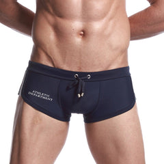 Summer Men's Nylon Boxer Swim Trunks