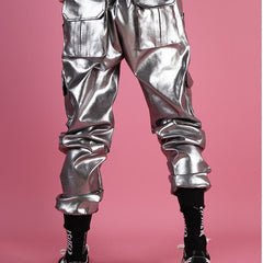 Silver Harem Pants