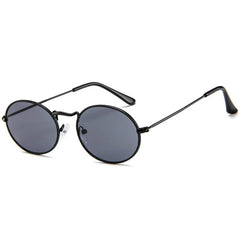 90s Yellow Oval Mini Sunglasses