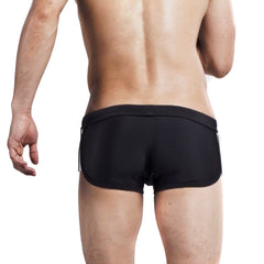 Summer Men's Nylon Boxer Swim Trunks