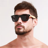 Bamboo Black Unisex Sunglasses