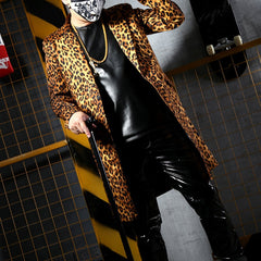Leopard Print Suit (Pants + Coat)
