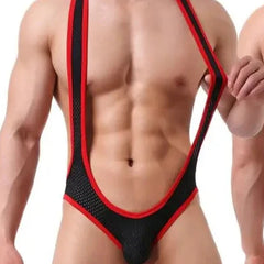 Kinky Wrestling Jockstrap Bodysuit