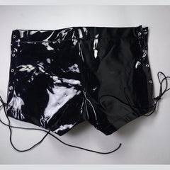 Nocturnal Niche Vinyl Lace Up Boxers