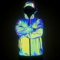 Rave Radiance Reflective Hooded Jacket