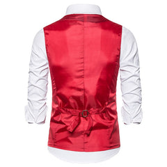 Gala Glitz Sparkling Waistcoat With Bowtie