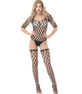 Women's Fishnet Lingerie Outfit