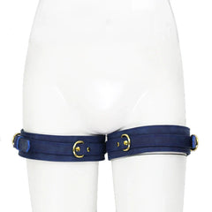 Adjustable PU Leather Erotic Thigh Cuffs