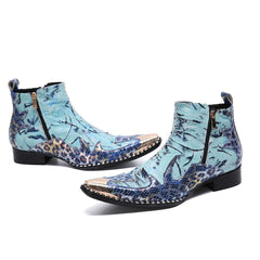 Midnight Mirage Ankle Boots