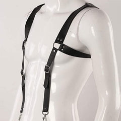Vintage Punk Adjustable Clip-On Shoulder Suspenders