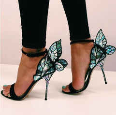Free Spirited Butterfly High Heels