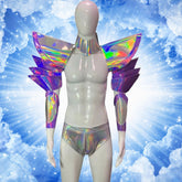 Heaven Sent Nightclub Glow Wings Costume