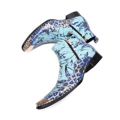 Midnight Mirage Ankle Boots