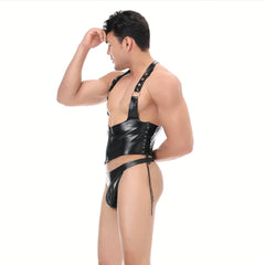 Fetish Vest and Thong Set