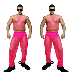 Hot Pink Diamond Duo Clubwear