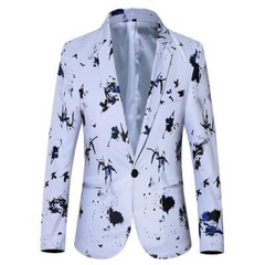 Ink Painting Lapel Blazer