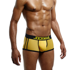 Jockmail Coloured Mesh Boxers (4 Pack)