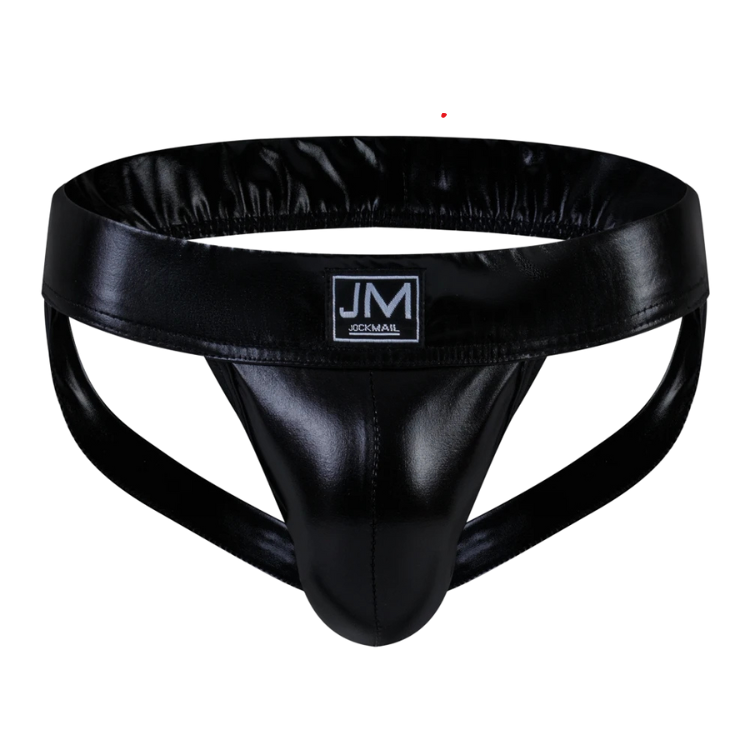 Jockmail Erotic Edge PU Leather Jockstrap Jockmail Erotic Edge PU Leather Jockstrap