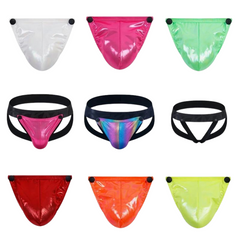 Jockmail Minimal Reflective Rainbow Jockstrap