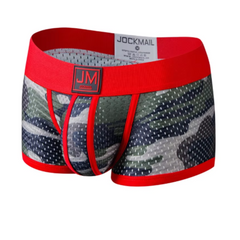 Jockmail Coloured Military Mesh Boxers (6 Pack)