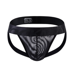 Jockmail Glitter Kiss Ice-Silk Jockstrap