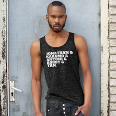Jonathan & Karamo & Antoni & Bobby & Tan Unisex Tank Top