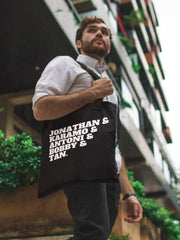 Jonathan & Karamo & Antoni & Bobby & Tan Eco Tote Bag