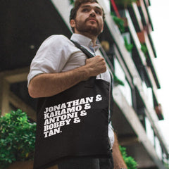 Jonathan & Karamo & Antoni & Bobby & Tan Eco Tote Bag