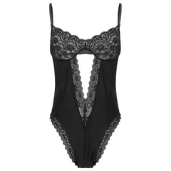 Lace Bodysuit Transparent Erotic Wear for Androgynes