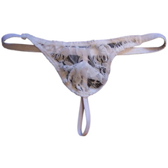 Lace That Pops For Power Bottoms Thong