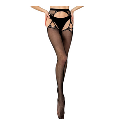 Lace Thigh High Stockings + Suspender Garter Belt