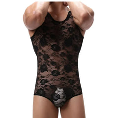 Lace with Flower Bodysuit
